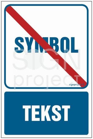 ZN029 - Znak na zamówienie Wzór B-017 100x75