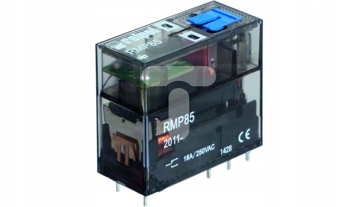 Schneider Electric Przekaźnik miniaturowy 1P 16A 24V DC siatka 5mm, wys. 25,5mm, do gniazd wtykowych RMP85-2011-25-1024-WT 2615193