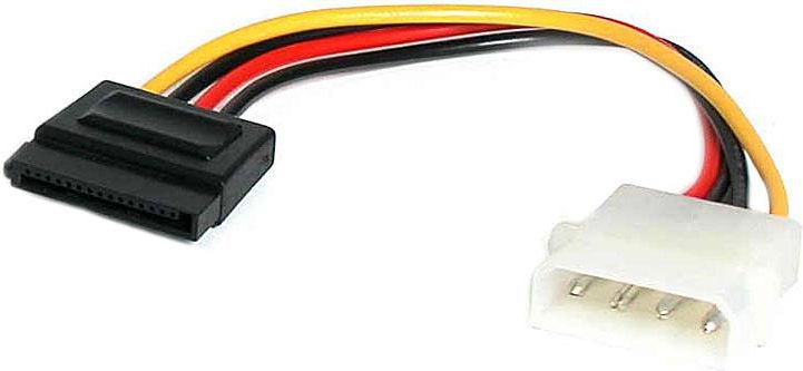 StarTech Molex - SATA, 0.15m, Wielokolorowy (SATAPOWADAP)