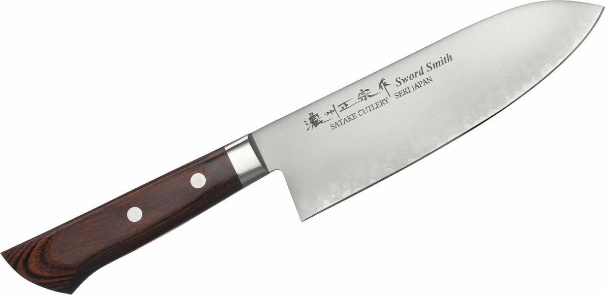 Satake Nóż Mahogany Santoku 17 cm Satake Unique