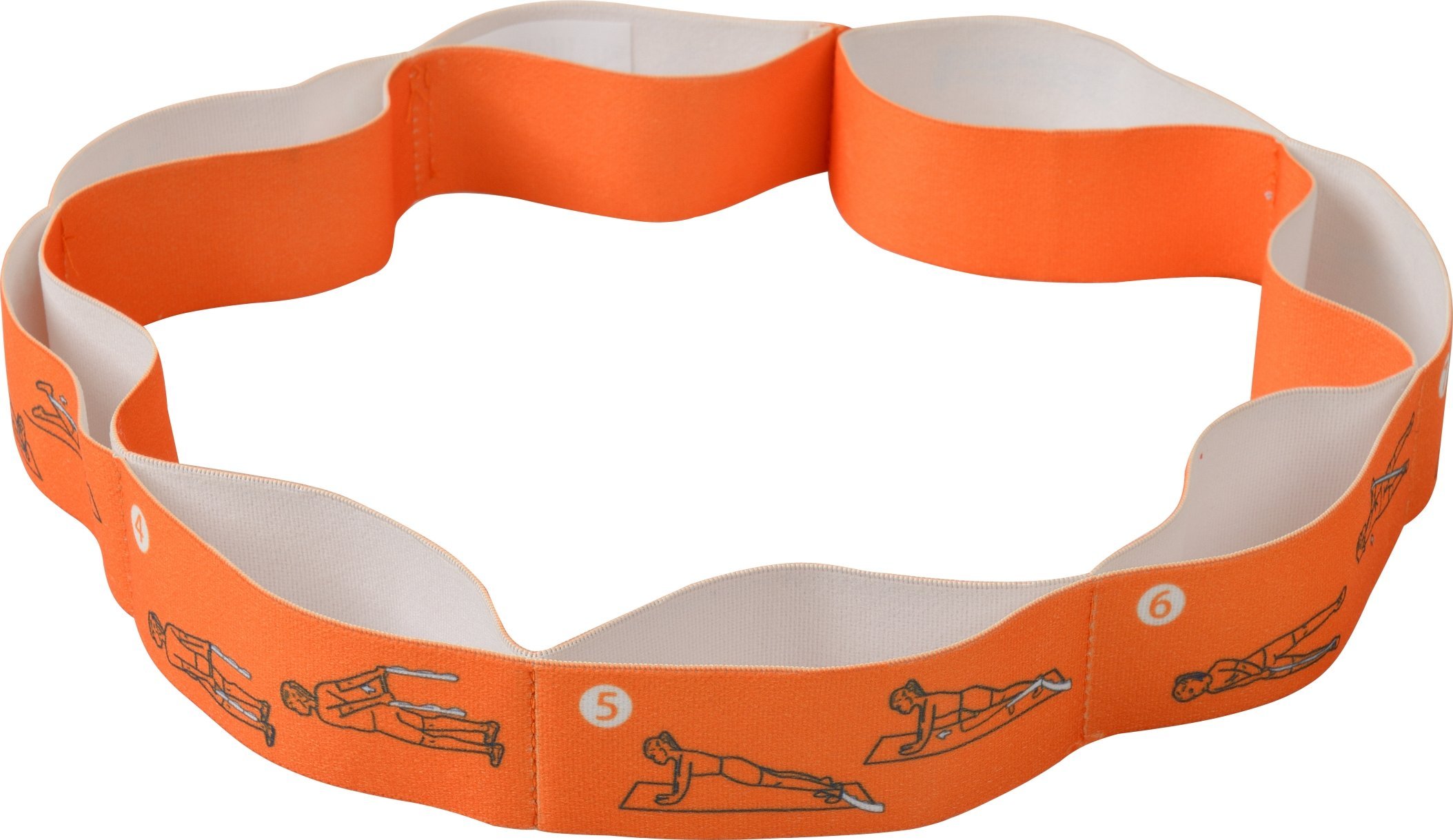 Guma do ćwiczeń Majestic Sport Yoga Band pomarańczowa