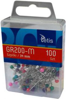 Tetis Szpilki kolorowe 34mm