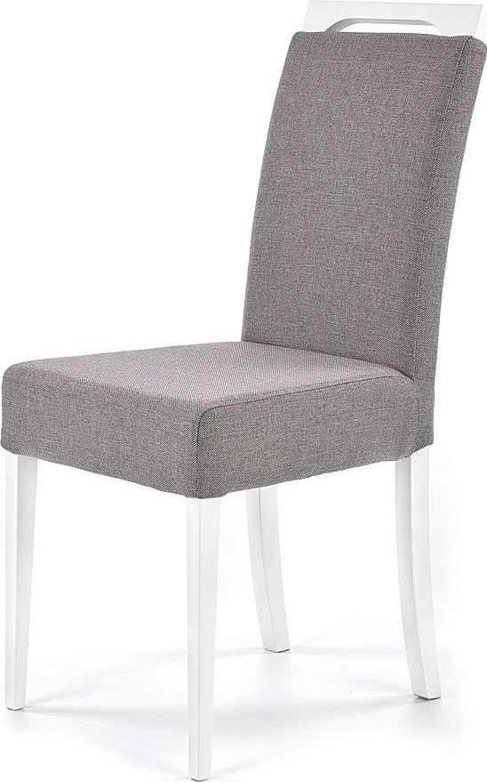 Elior Krzesło drewniane Tridin - popiel + biały