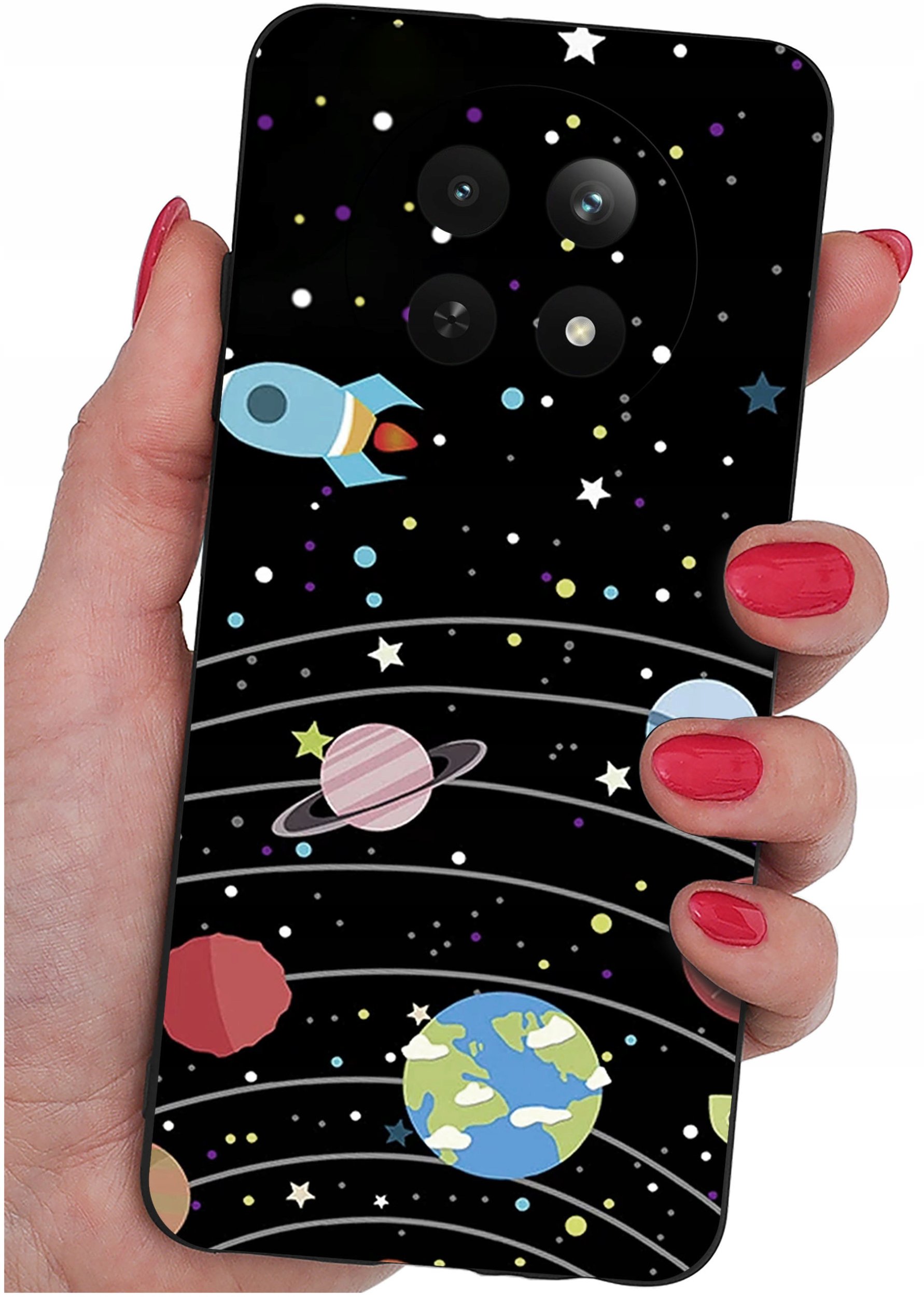 Etui do Realme 12 5G | 12x 5G WZORY |SILIKONOWE MATT CASE + SZKŁO 9H