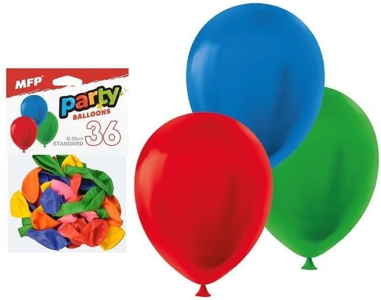 Balon dmuchany standard 23cm 36szt