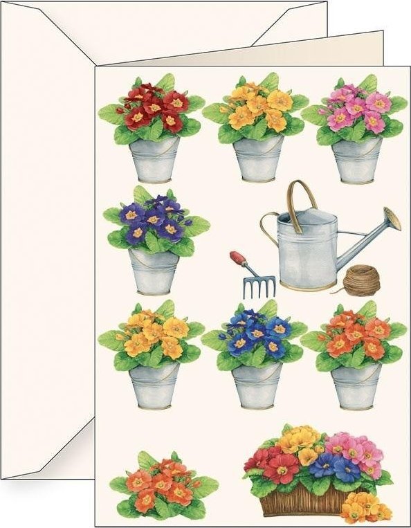 Karnet B6 + koperta 5755 Pierwiosnki