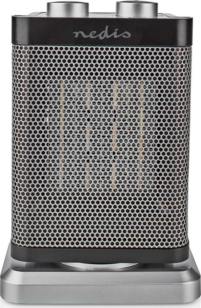 Grzejnik Nedis Nedis HTFA17GY grzejnik Wewnętrzna Szary Wentylator elektryczny ogrzewacza pomieszczeń