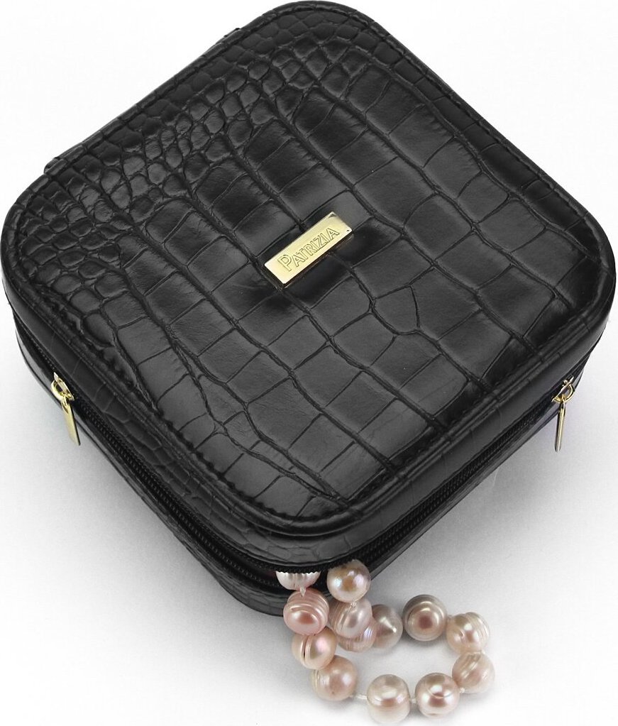 Patrizia Piu Eleganki kuferek ze skóry ekologicznej PATRIZIA BEAUTY-18044 NoSize