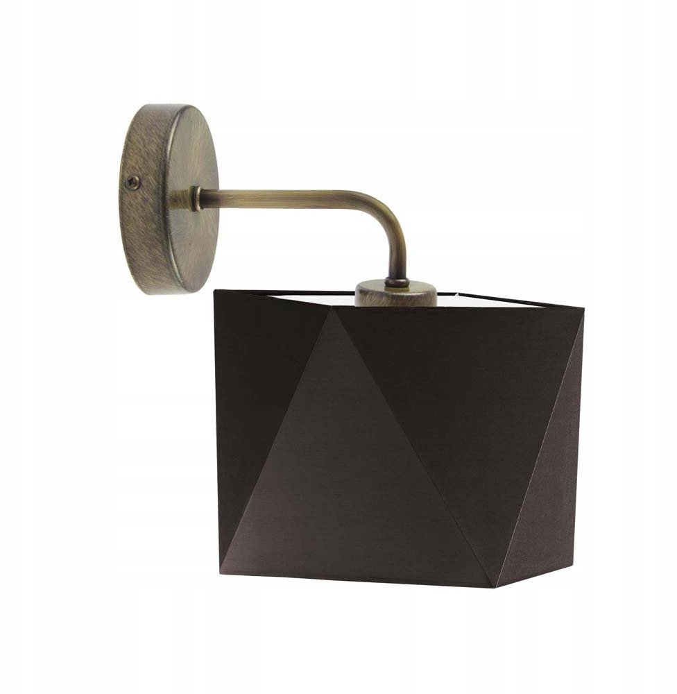 Kinkiet LED do salonu CEDAR abażur diament E27