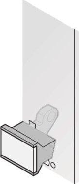 SCHROFF SCHROFF Uchwyt trapezowy typ 1, spód czarny