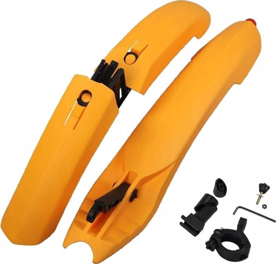 Korbi BŁOTNIKI ROWEROWE WACHLARZE LED 26 27 28 29 POMARA