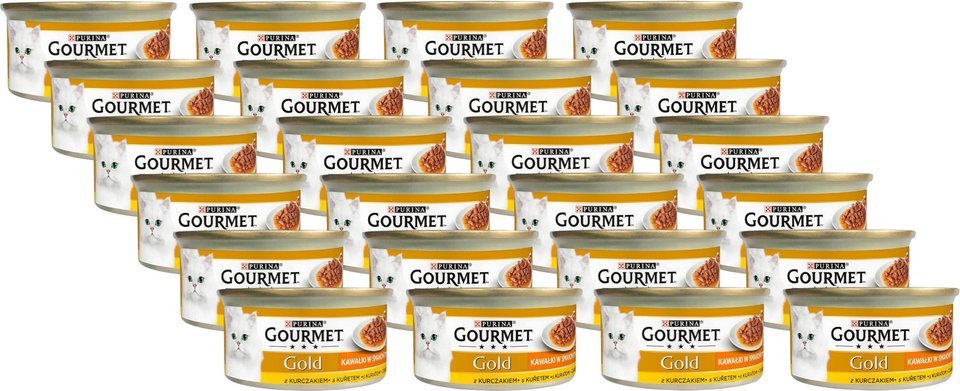 Purina Purina Gourmet Gold Sauce Delight z kurczakiem 24x85g
