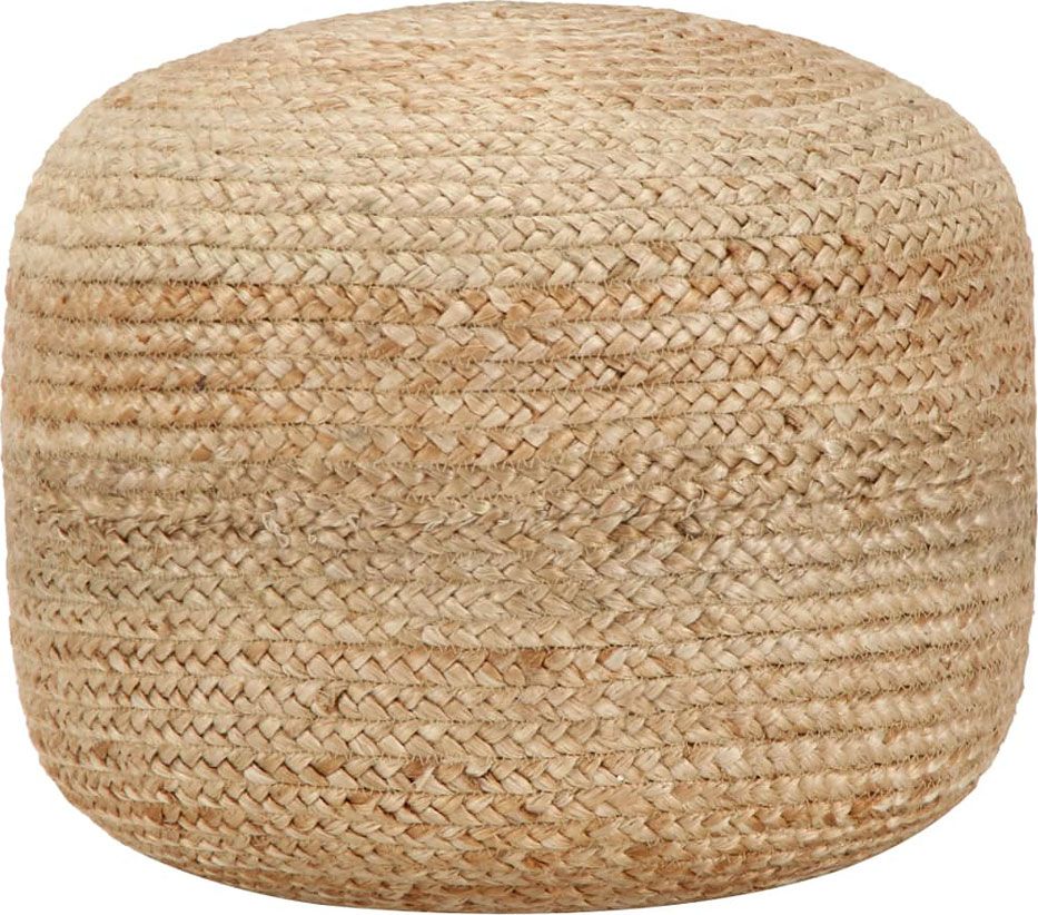 Elior Pufa pleciona z juty do przedpokoju - Azalia 2X