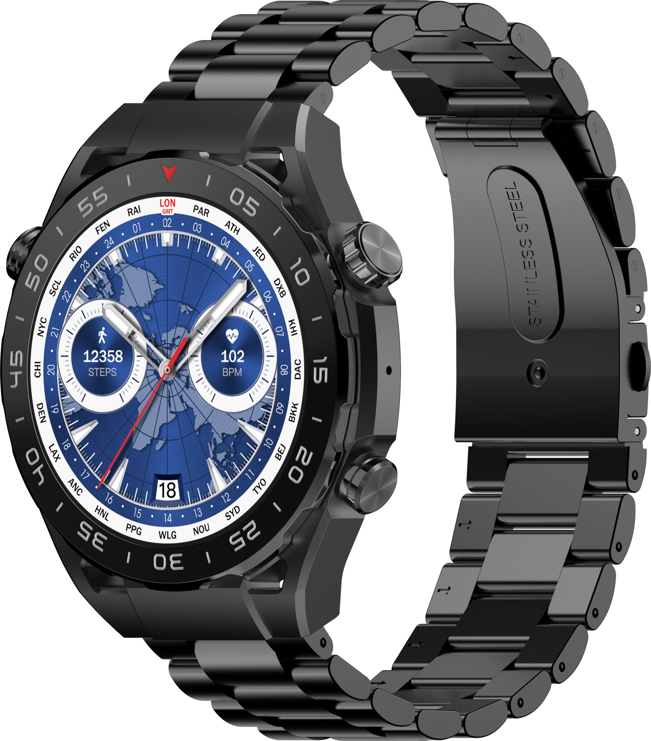 Smartwatch Gravity GT13-5 Czarny (GT13)