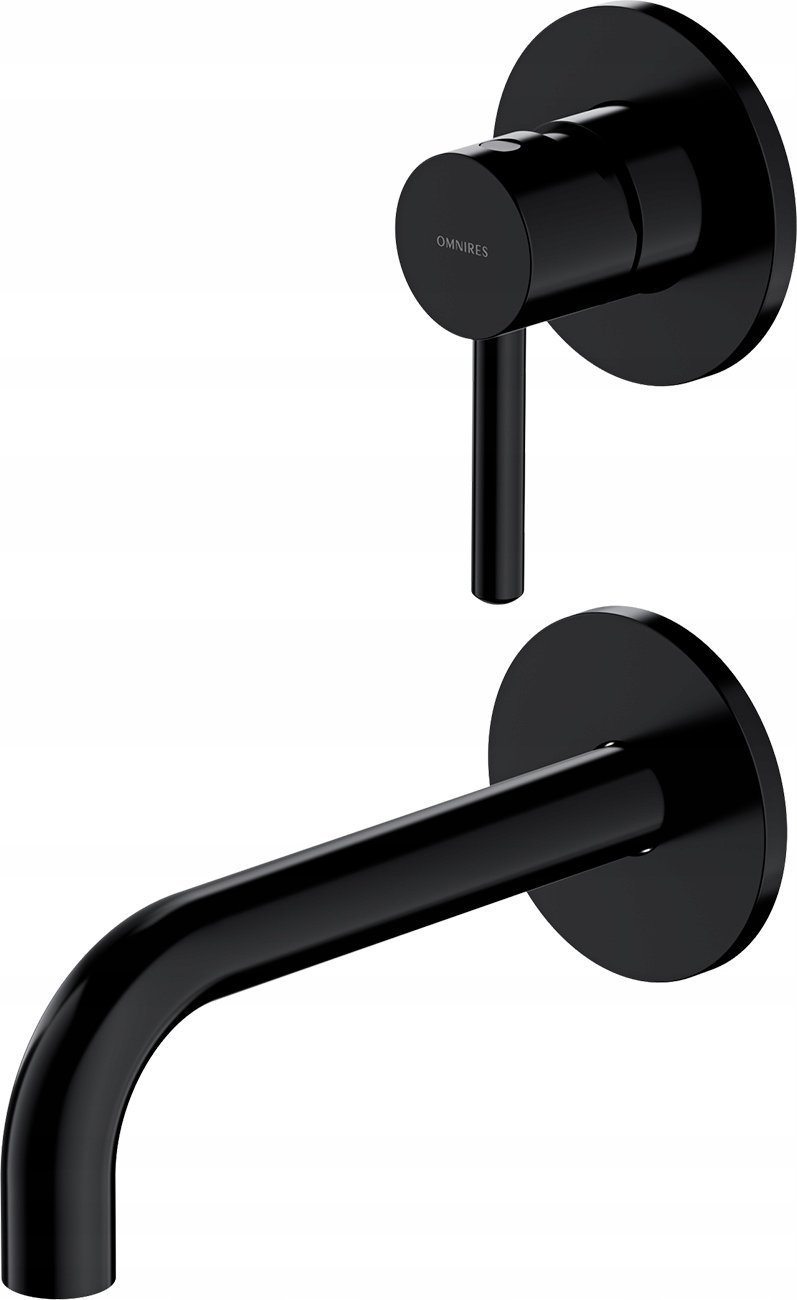 Bateria umywalkowa Omnires Omnires bateria umywalkowa podtynkowa Y czarny Y1215NBL