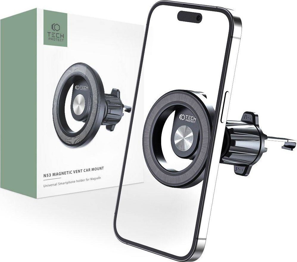 Tech-Protect Uchwyt samochodowy Tech-protect N53 Magnetic MagSafe Vent Car Mount Black