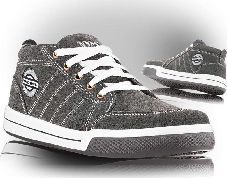 VM Footwear RICHMOND O1 FO SRA 2585 - półbuty robocze, szlifowana skóra bydlęca welur, podeszwa PU/PU, NON METALIC 43