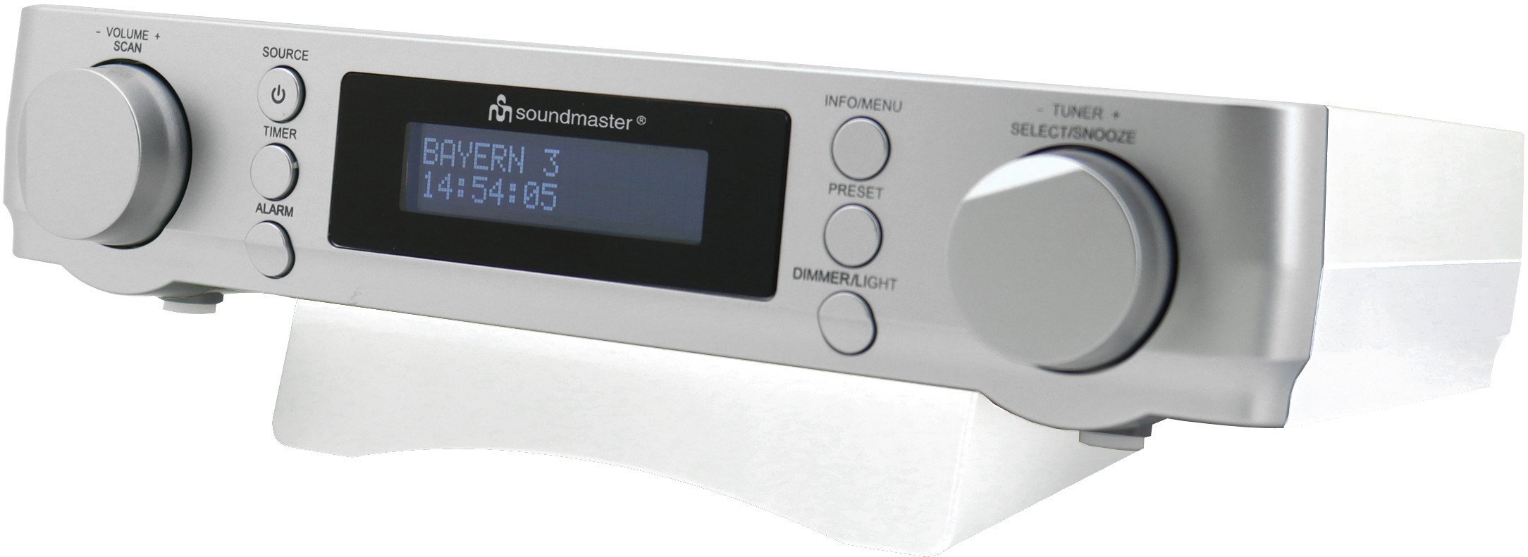 RADIO PODSZAWKOWE KUCHENNE SOUNDMASTER UR2022SI DAB+/FM-RDS, OŚWIETLENIE LED