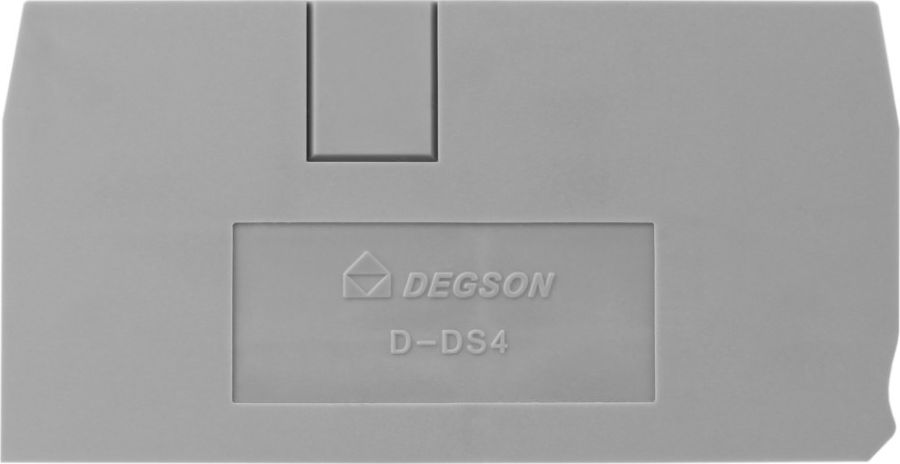 Degson Płytka końcowa do złączki szynowej 4mm2 DS4 DGN 4043