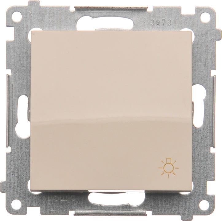 Kontakt-Simon Przycisk światło kremowy - DS1.01/41