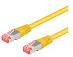 Goobay Patchkabel RJ45, S/FTP, Cat6a, Żółty, 5m (93814)