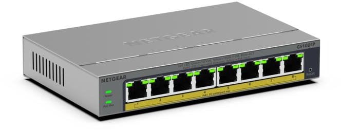 NETGEAR 8PT GB PLUS Switch W/ POE+ GS108EP
