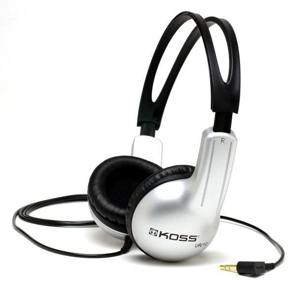 Słuchawki Koss Słuchawki nauszne UR10 z kablem, nauszne, srebrne/czarne