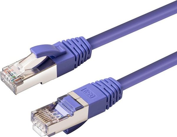 MicroConnect Microconnect MC-SFTP6A01P kabel sieciowy Fioletowy 1 m Cat6a S/FTP (S-STP)