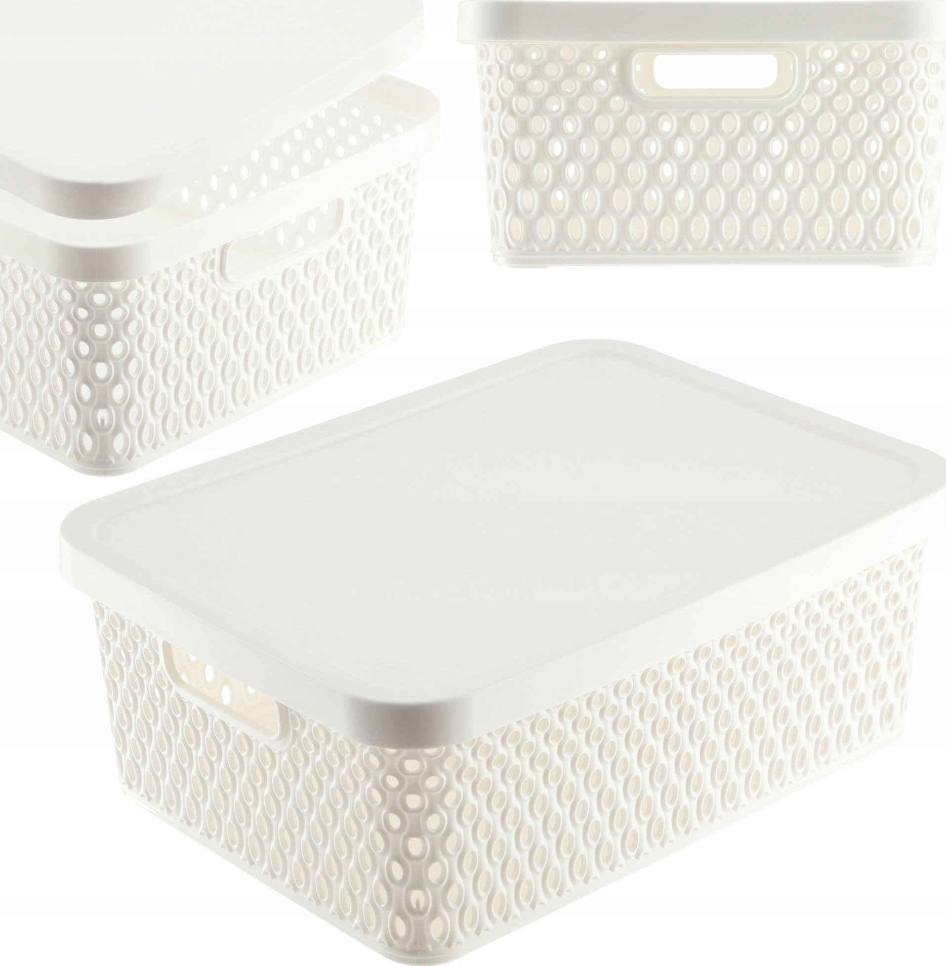 Kadax KADAX Koszyk Z Pokrywą Organizer Pojemnik Do Przechowywania Pudełko 12L