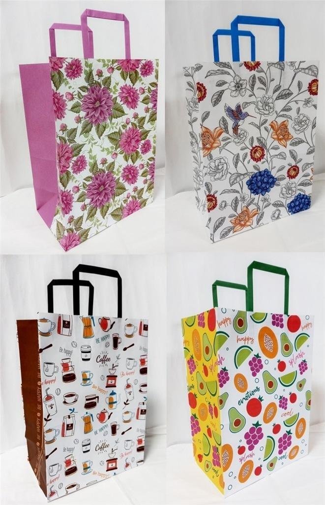 Fresh Torebka biała KRAFT 250x345x150