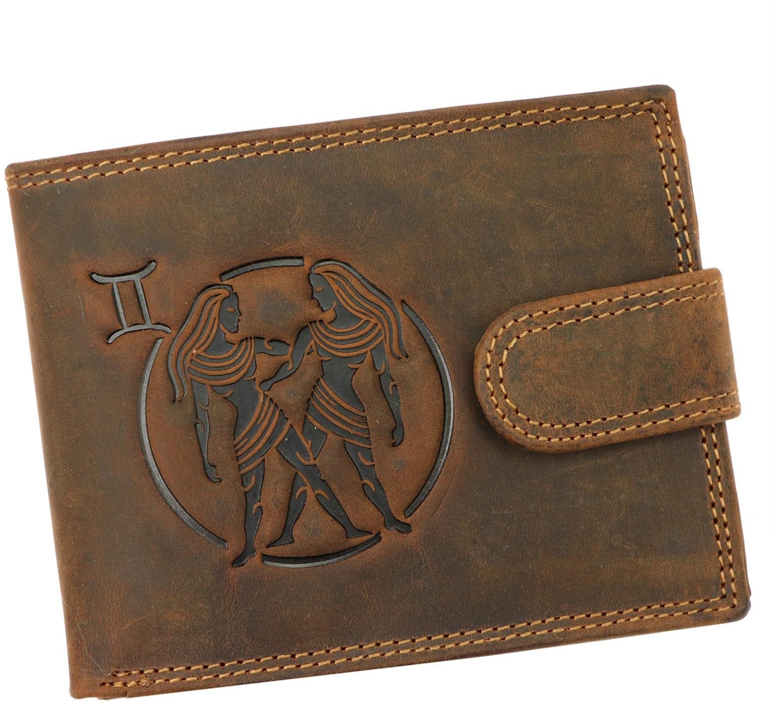 Portfel męski skórzany skóra naturalna Wild