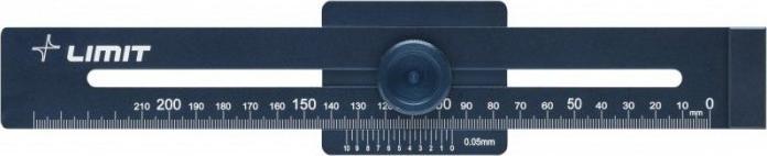 Limit Przymiar traserki aluminiowy Limit 200 mm