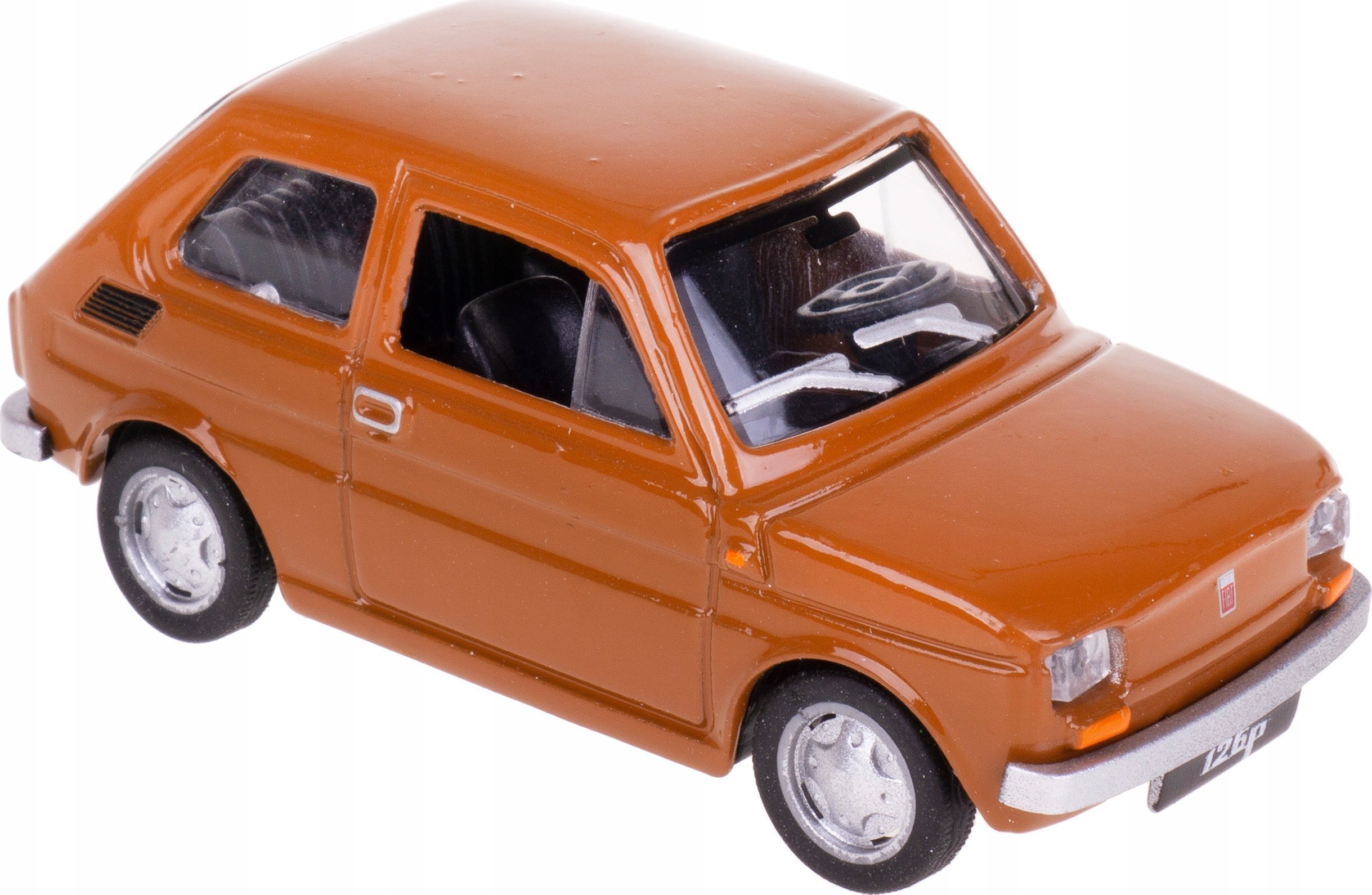 Daffi Pojazd PRL Fiat 126p Brązowy
