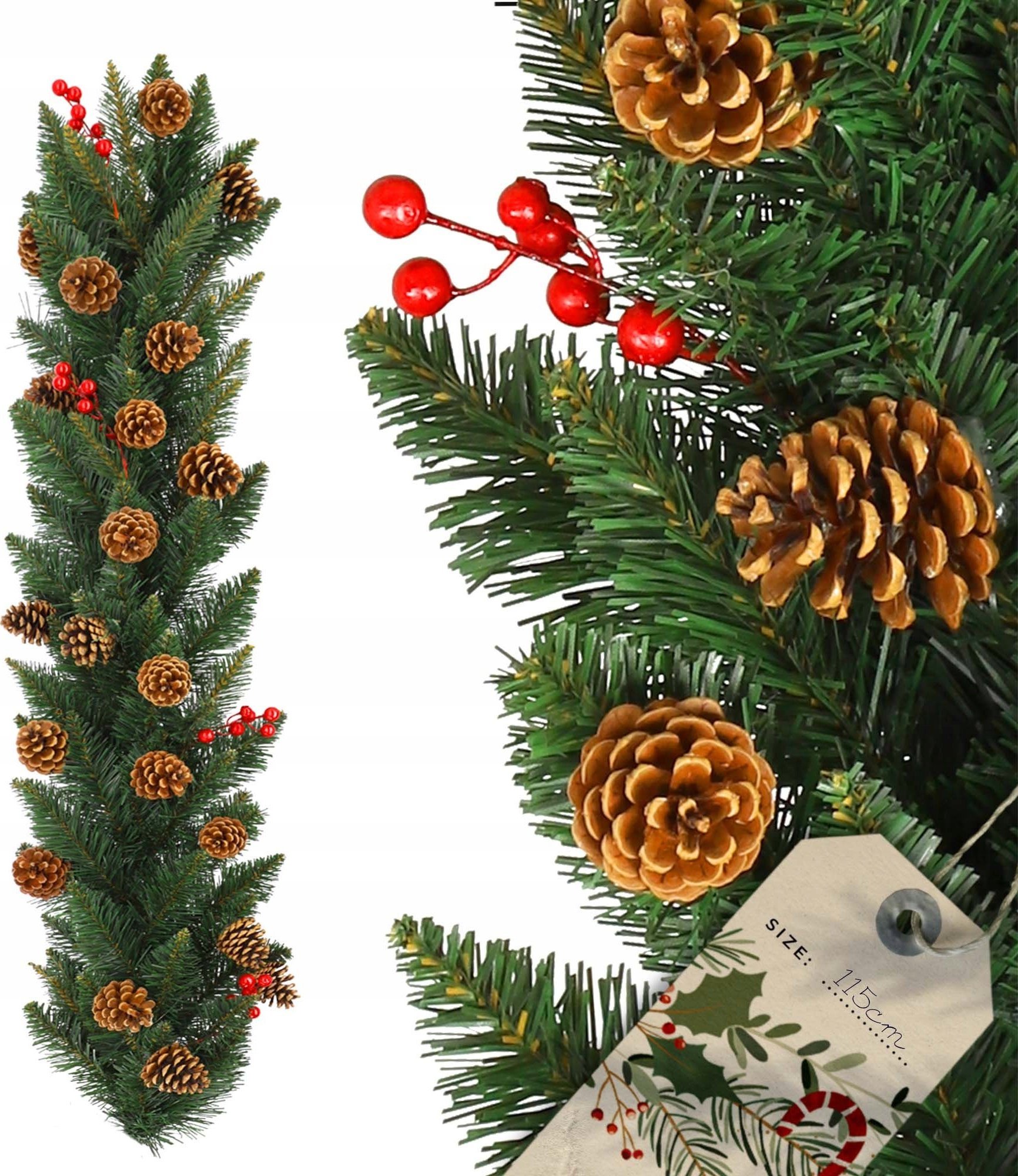 Dekoracja świąteczna Kadax girlanda