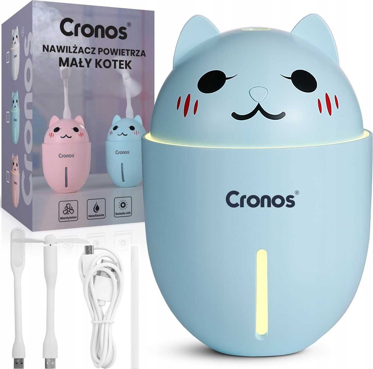 Nawilżacz powietrza Cronos Nawilżacz powietrza Cronos KOTEK 3w1 XYD-Y1 Niebieski