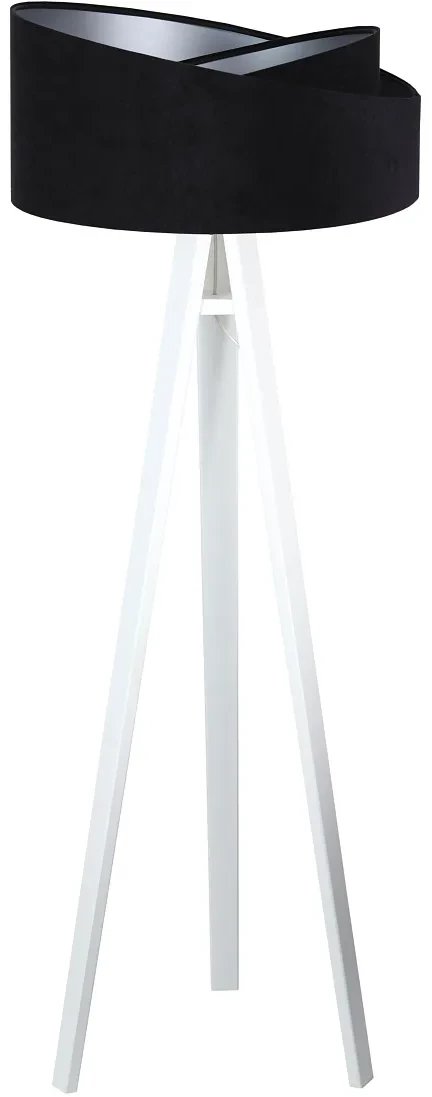 Lampa stojąca GEMSTONE czarna/srebrna/biała BPS KONCEPT