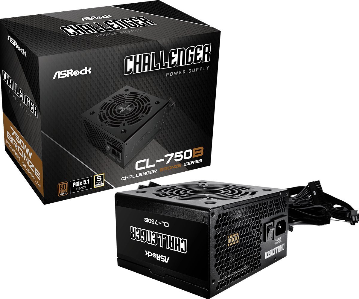 Zasilacz ASRock Challenger Bronze 750W (CL-750B)