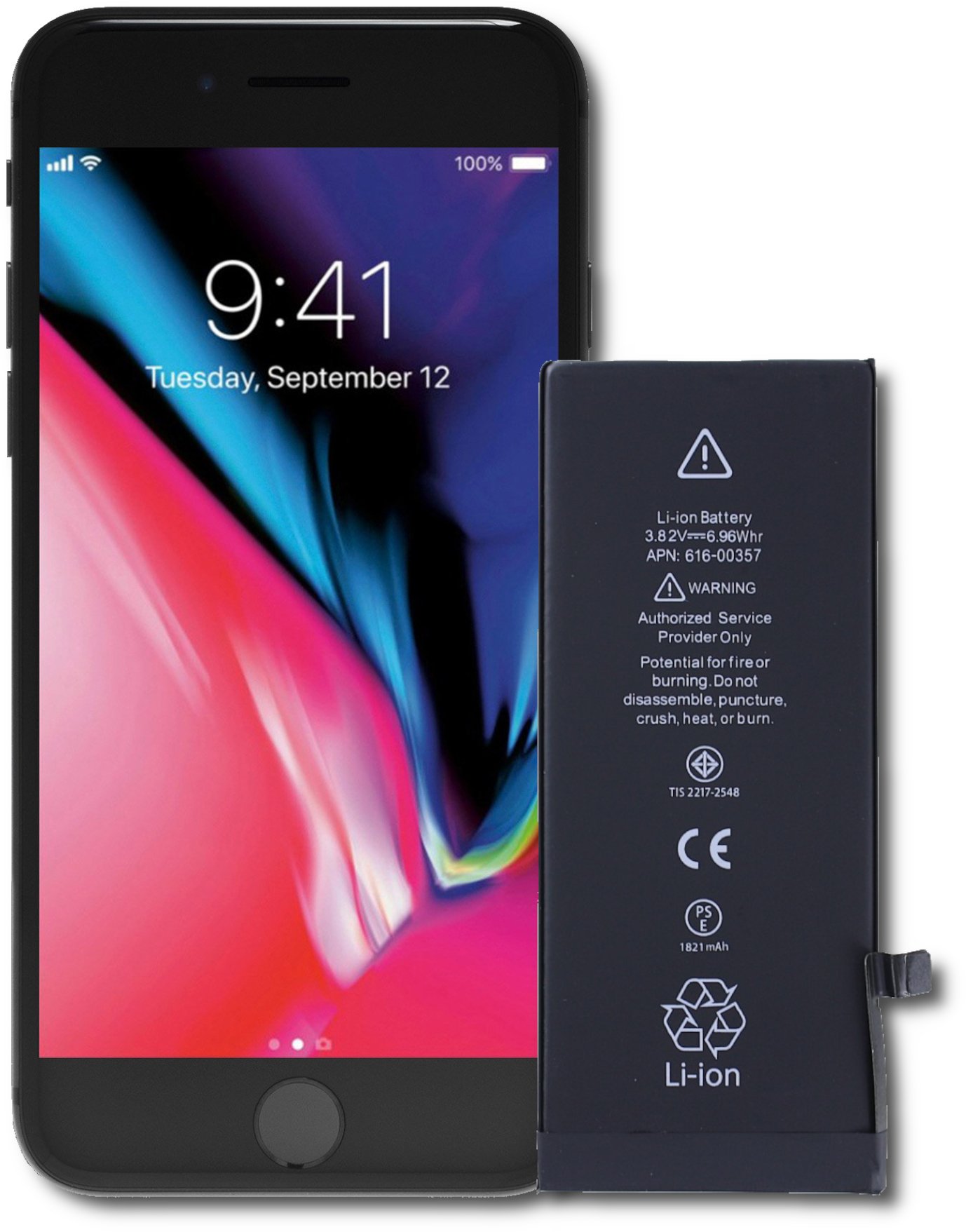 Bateria Mobilepart Bateria do iPhone 8 Świeży Produkcji Nowy Akumlator 1821 mAh