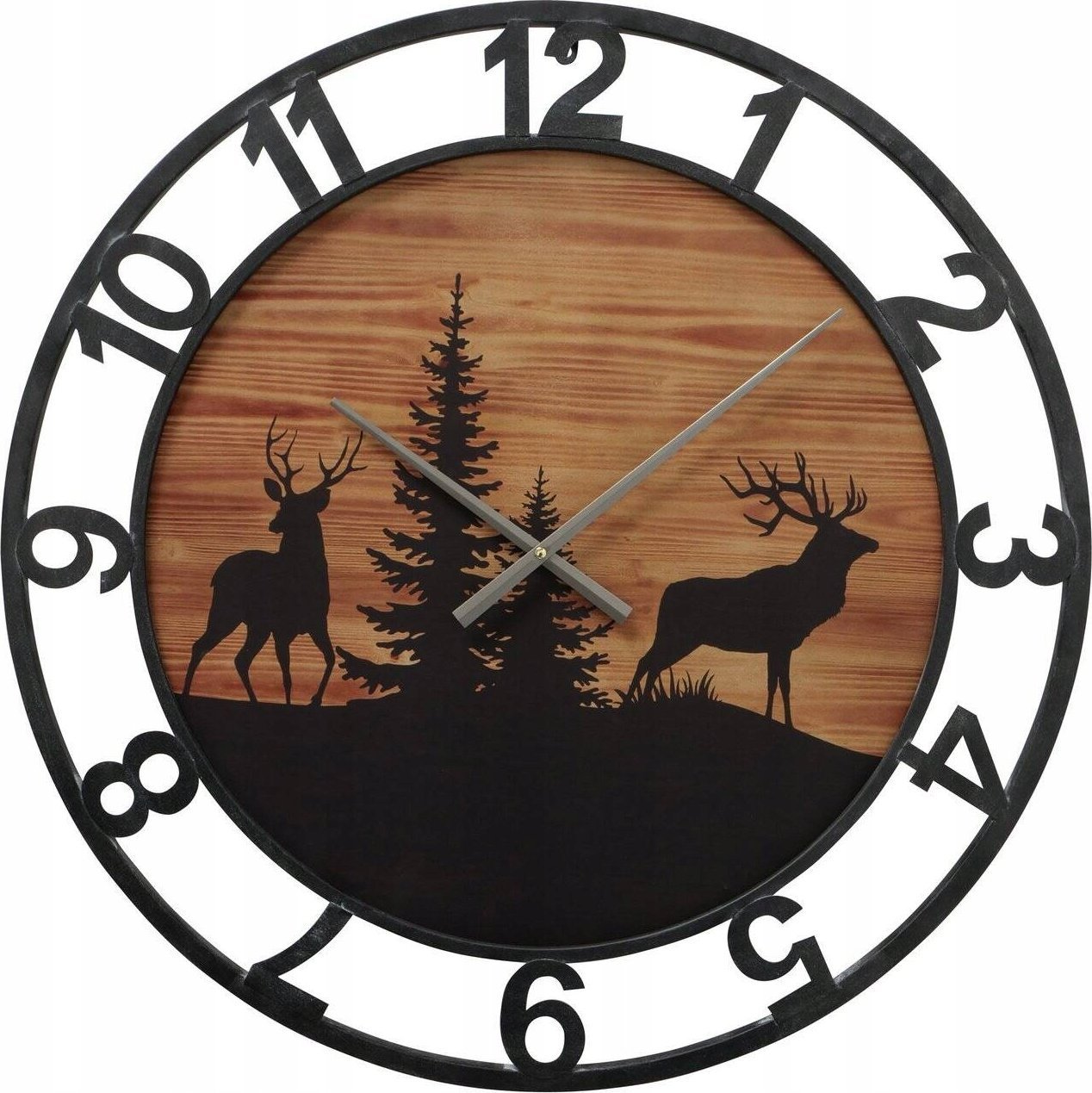 Boltze Zegar ścienny z zimowym motywem, LUDWIG, Ø 70 cm