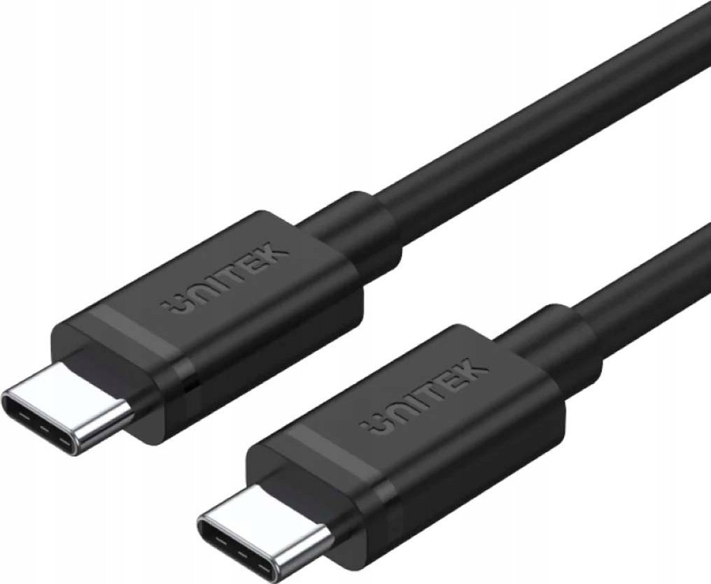 Kabel USB Unitek USB-C - USB-C 2 m Czarny (Y-C477BK01-2M)