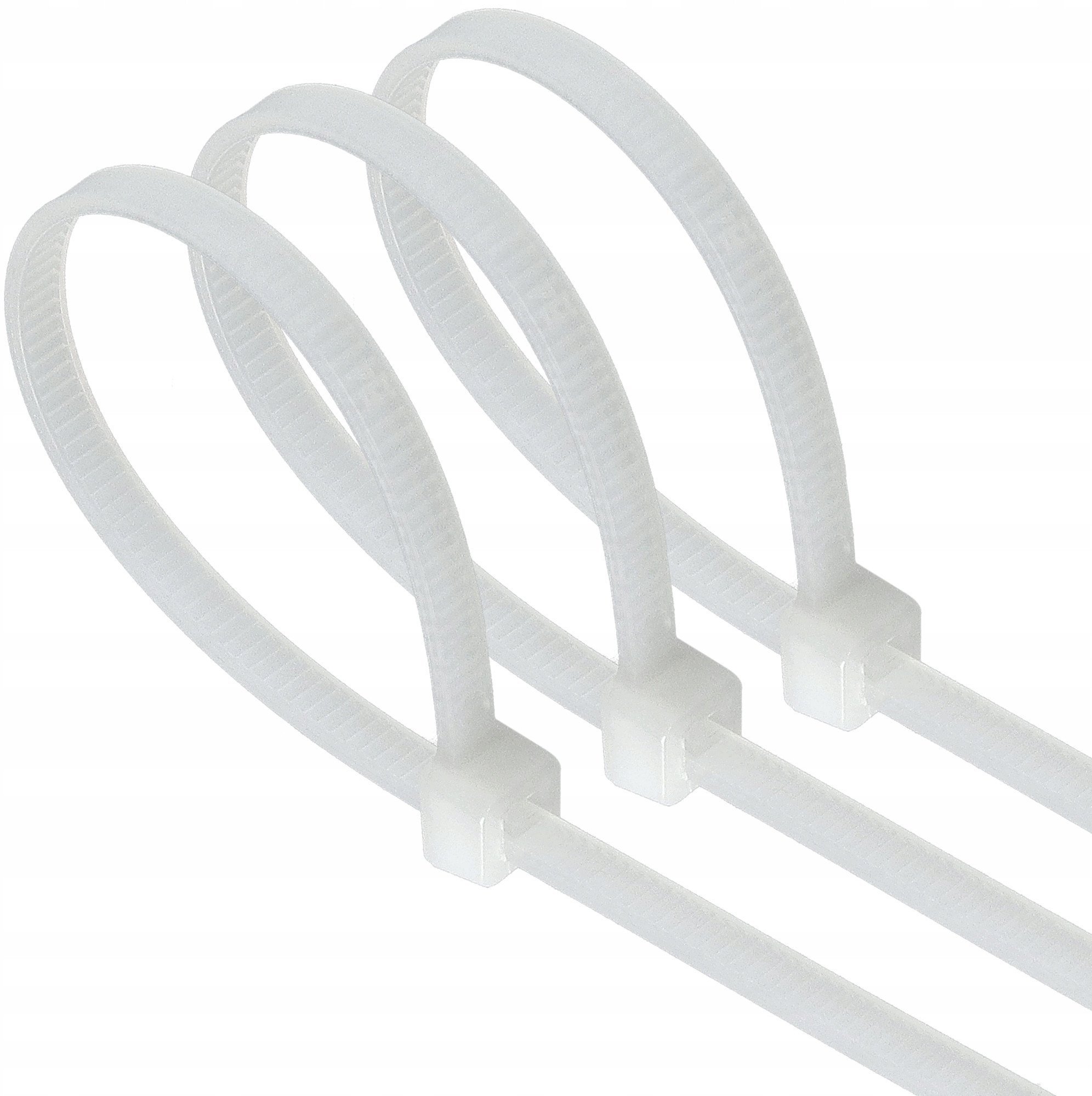 PLASTROL OPASKA PLASTIKOWA BIAŁA 2,5 x 100mm 100szt.