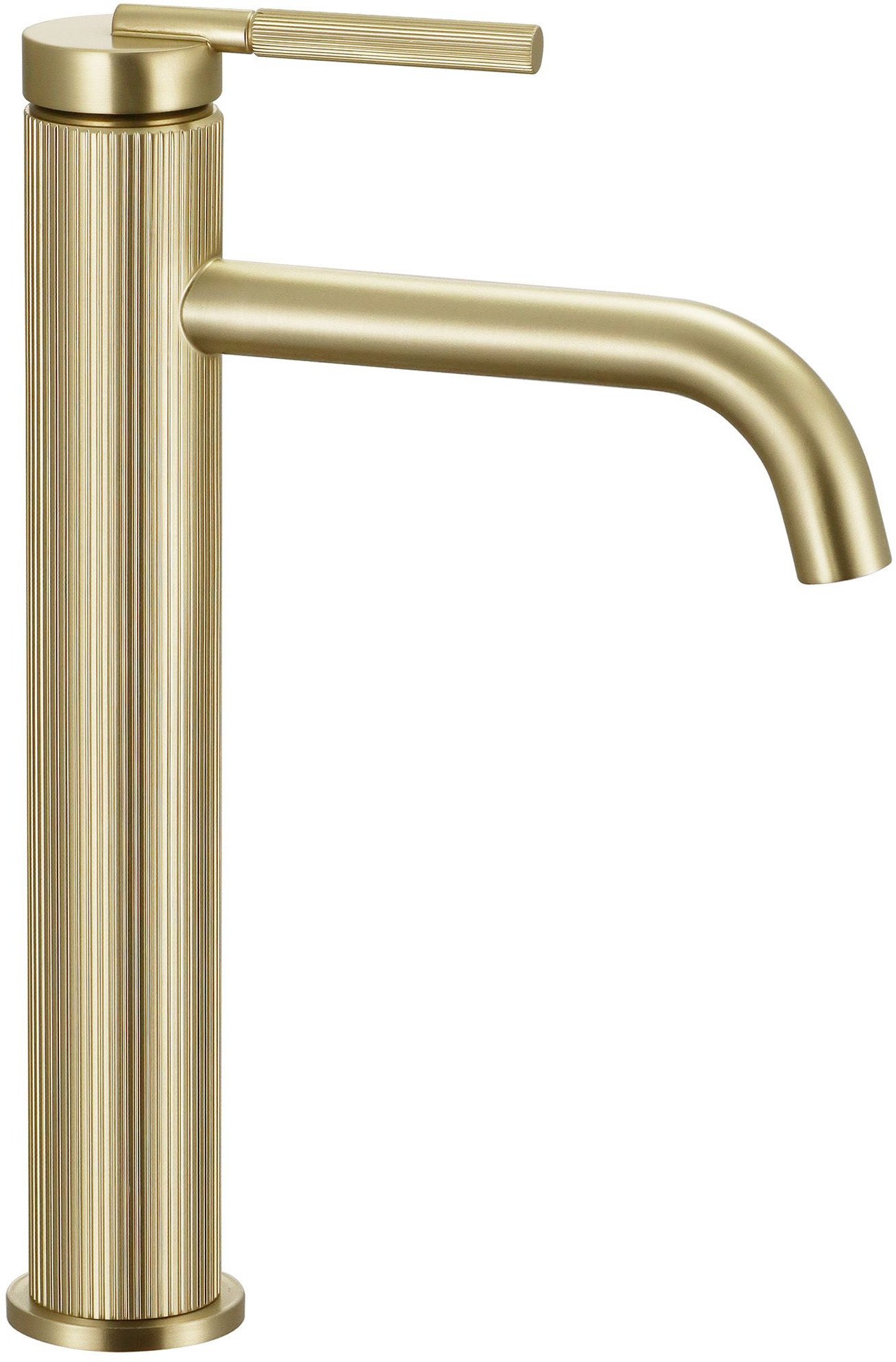 Bateria Umywalkowa REA Argon Złota Szczotkowana Wysoka