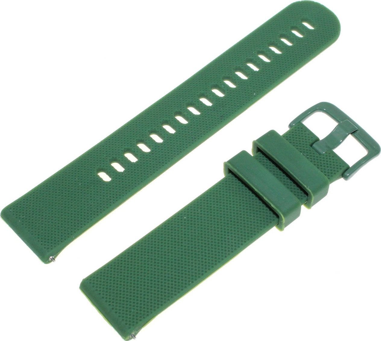 Diloy Silikonowy pasek do zegarka 22 mm Diloy SBR42.22.27 zielony