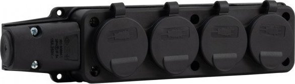 F-Elektro Listwa Gumowa Do Przedłużacza 4X230V 16A F6.0373 F_Elektro