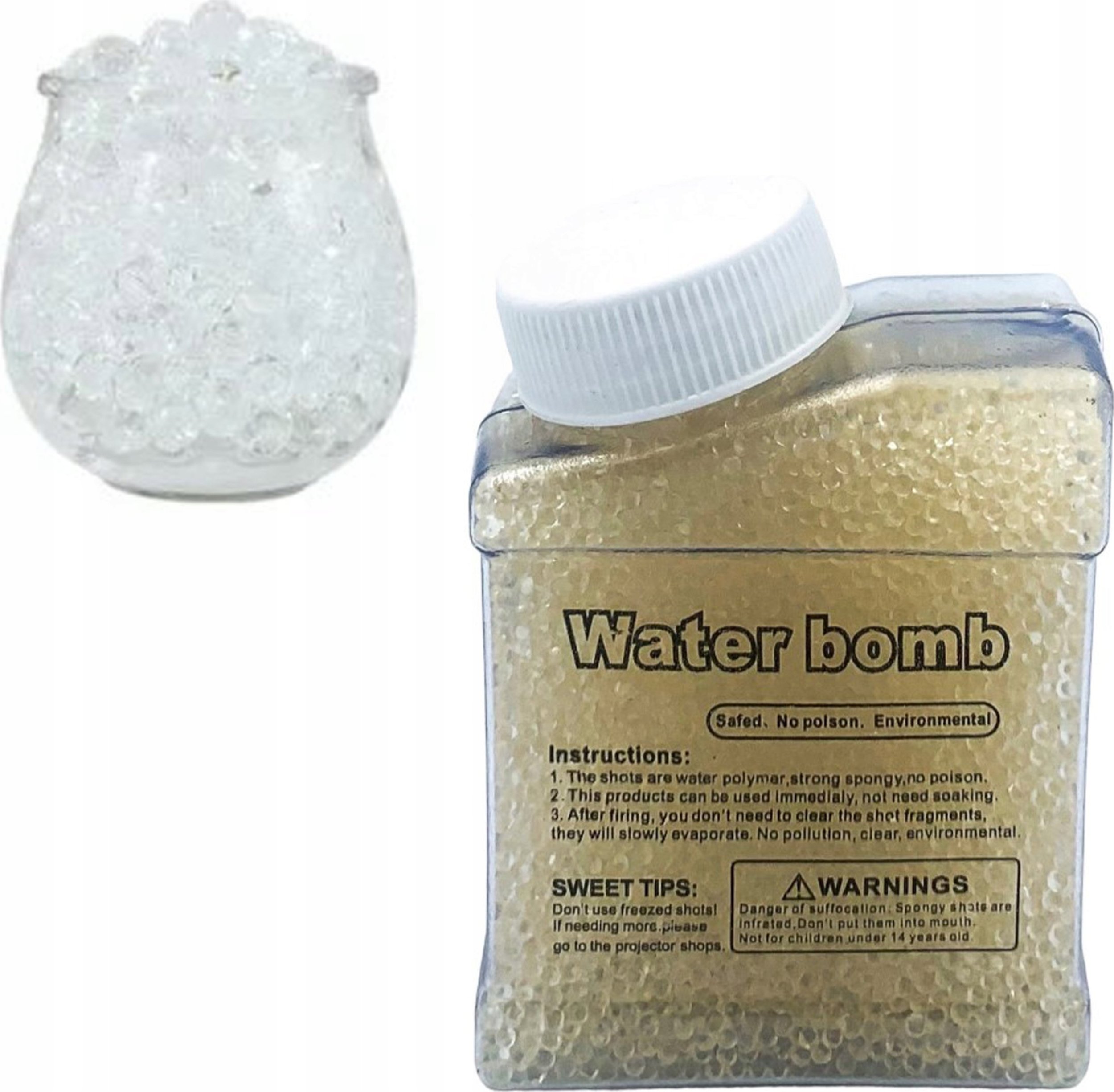 Skleplolki KARABIN 20000 7-8mm WODNE KULKI PISTOLET ŻELOWE