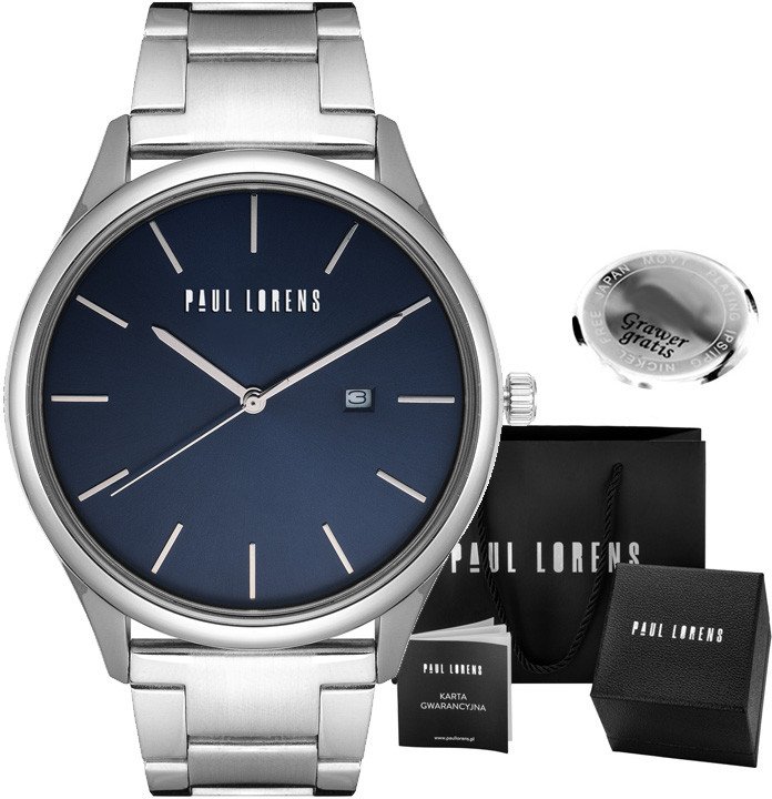 Zegarek męski Paul Lorens PASCO-6C1 Z GRAWEREM