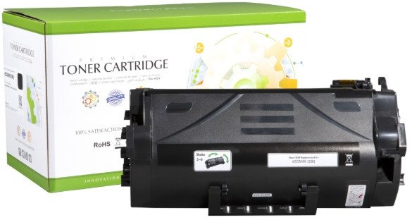 STATIC Toner cartridge compatible with Lexmark 62D2H00 black compatible 25.000 pages