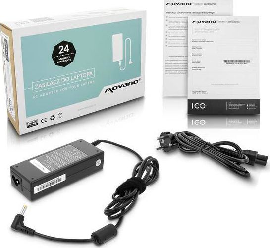 Zasilacz do laptopa Movano 90 W, 2.5 mm, 4.5 A, 20 V (ZZ/LIT2045)