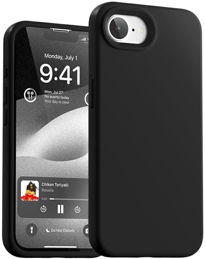 Etui Mercury Silicone do iPhone 16e czarny