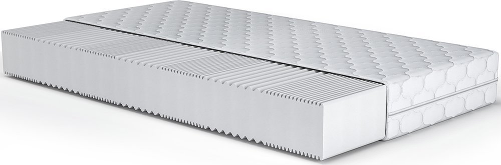 Materac Nova 160x200 7 stref komfortu, pianka T30, średnia twardość H3